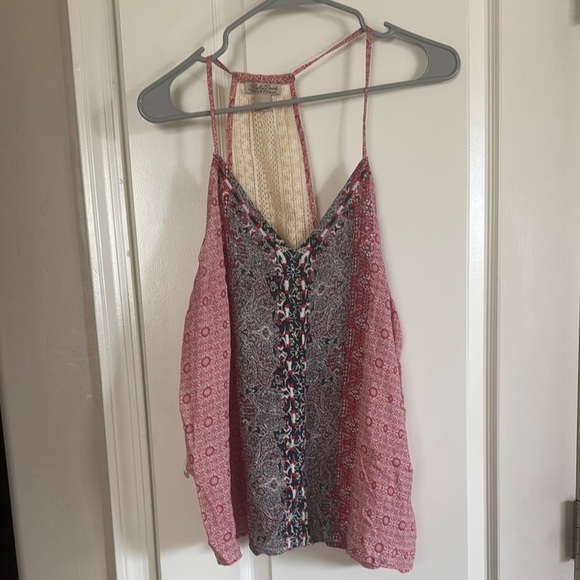 Lucky Brand Pink and Gray Asymmetrical Camisole / C43 - Picture 1 of 4